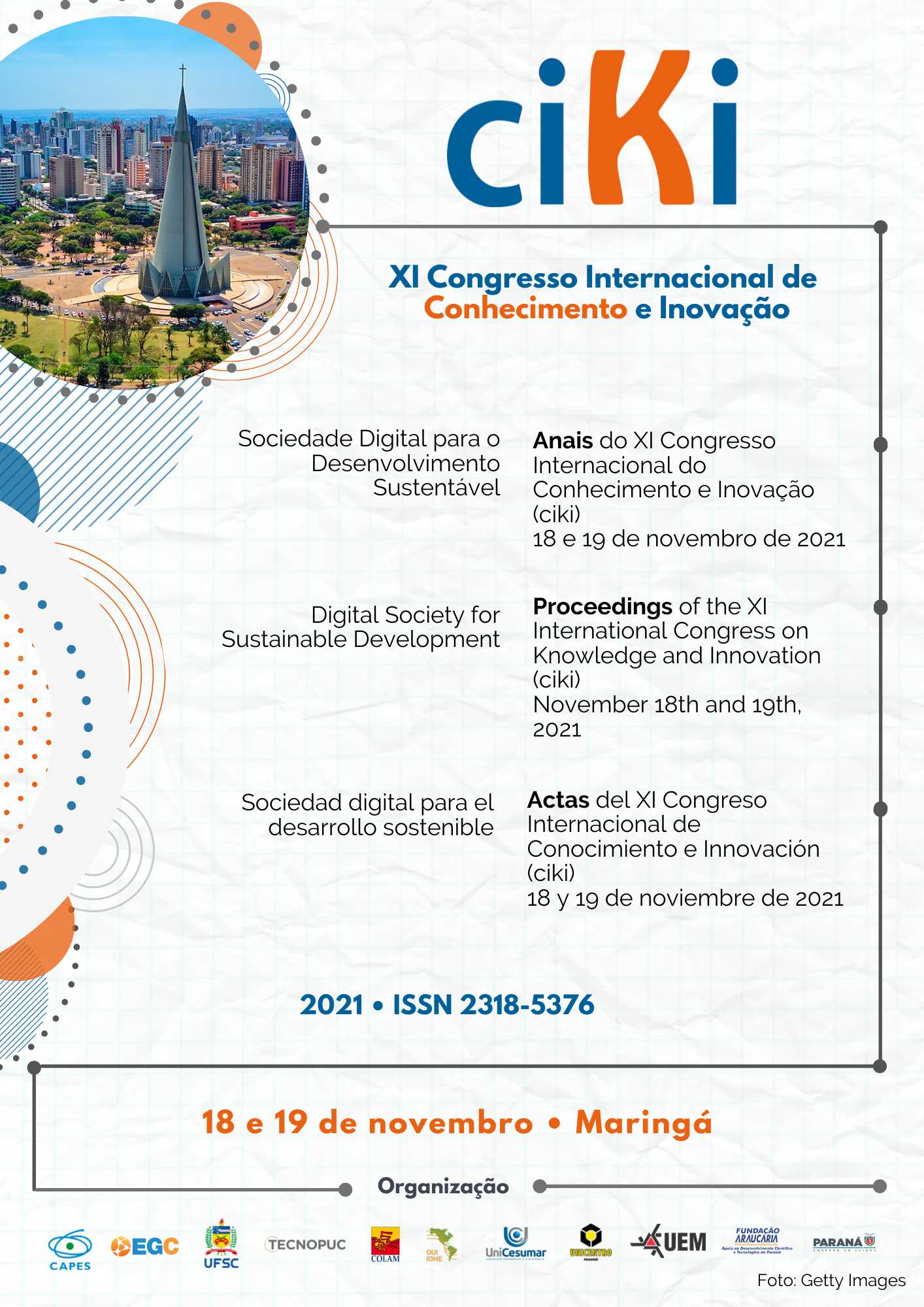 					Visualizar v. 1 n. 1 (2021): Anais do XI Congresso Internacional de Conhecimento e Inovação (ciKi)
				
